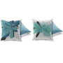 Aberto Design Juego de Cojines Multicolor 43 x 43 cm (2 piezas)
